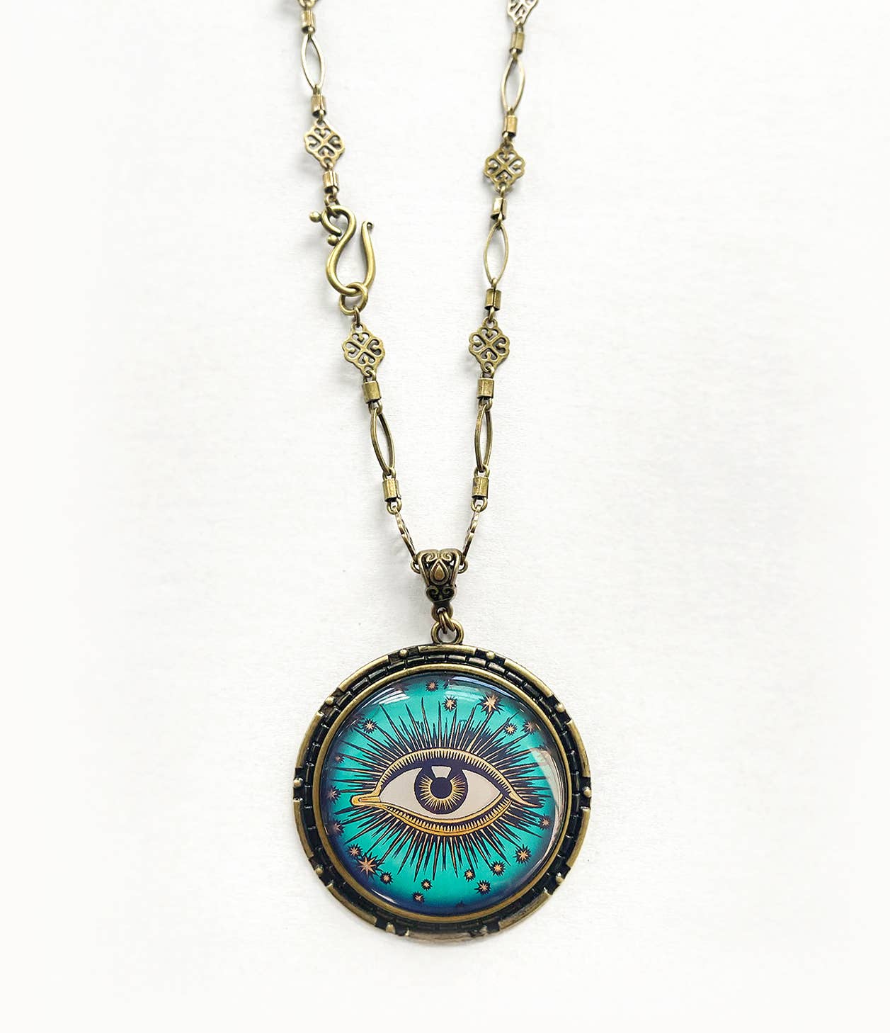 Handmade Eclectic Vintage Cameo Necklaces on Cards Large