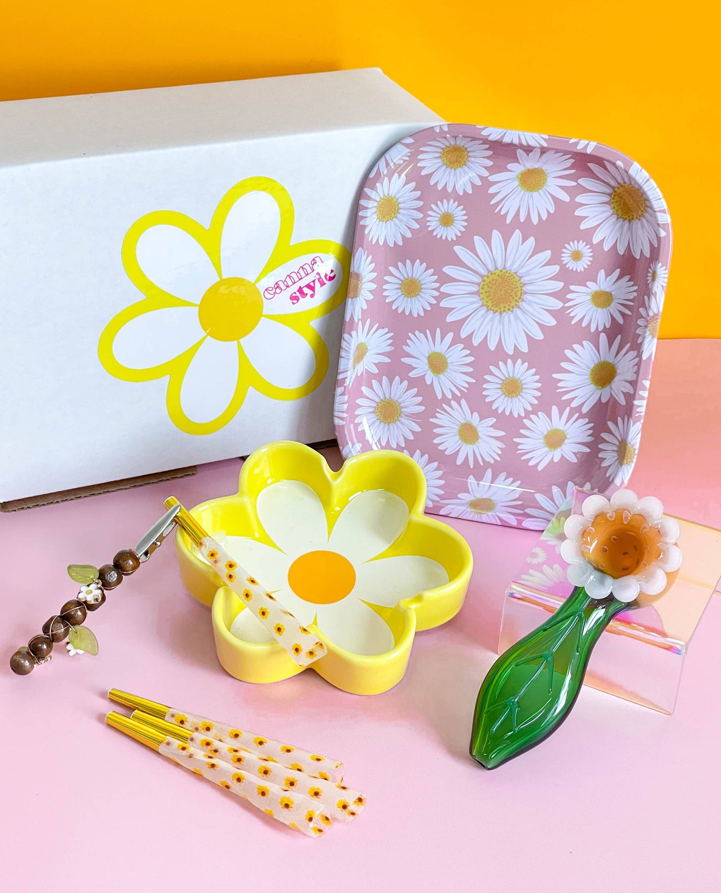 MINI DAISY ROLLING TRAY