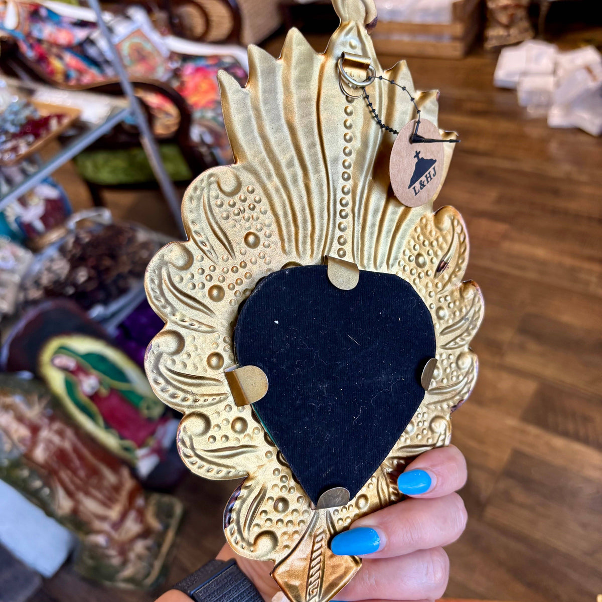 Medium Mirrored Sacred Hearts: B