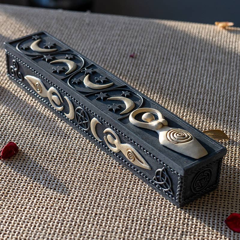 Spiral Goddess Incense Box Burner