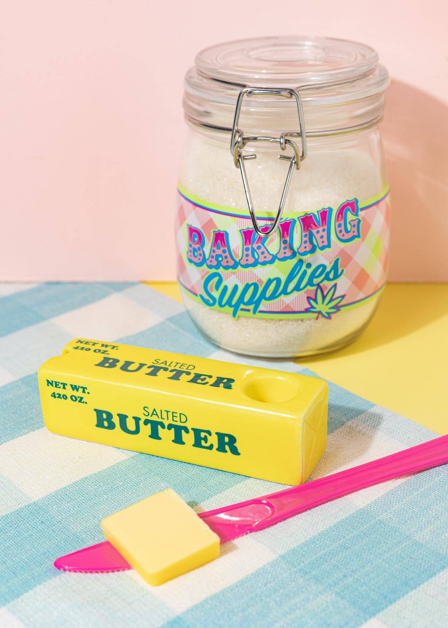 "Baking Supplies" Stash/Storage Jar