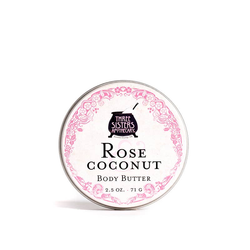 Body Butter Rose & Coconut: 4 oz.
