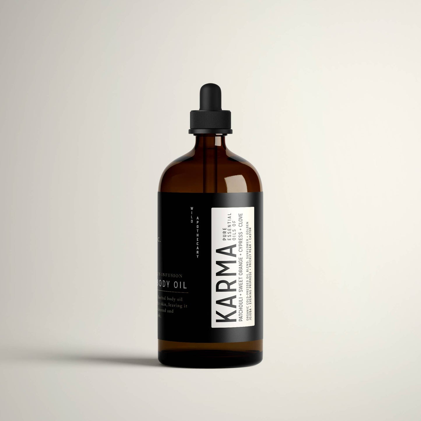Oil - KARMA / Holy : 4oz Glass Bottle with Glass Pipette