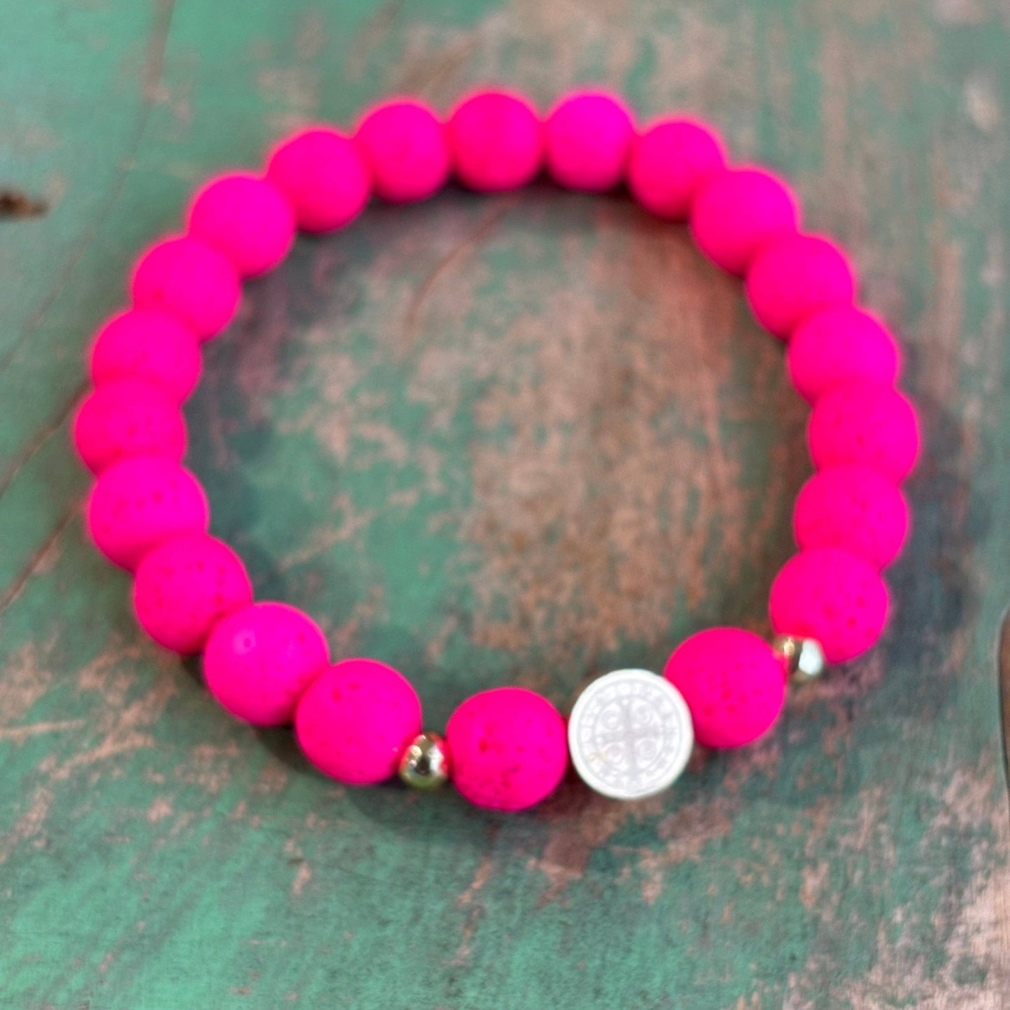 Pink Lava Bracelets: Cross