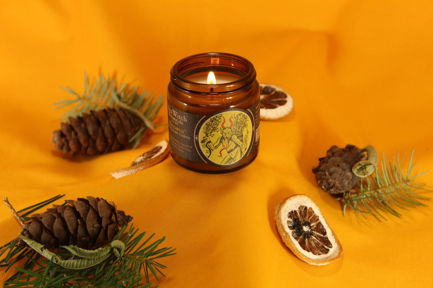 Candle - Soy Wax with Cotton Wick - Krampus (3 oz)