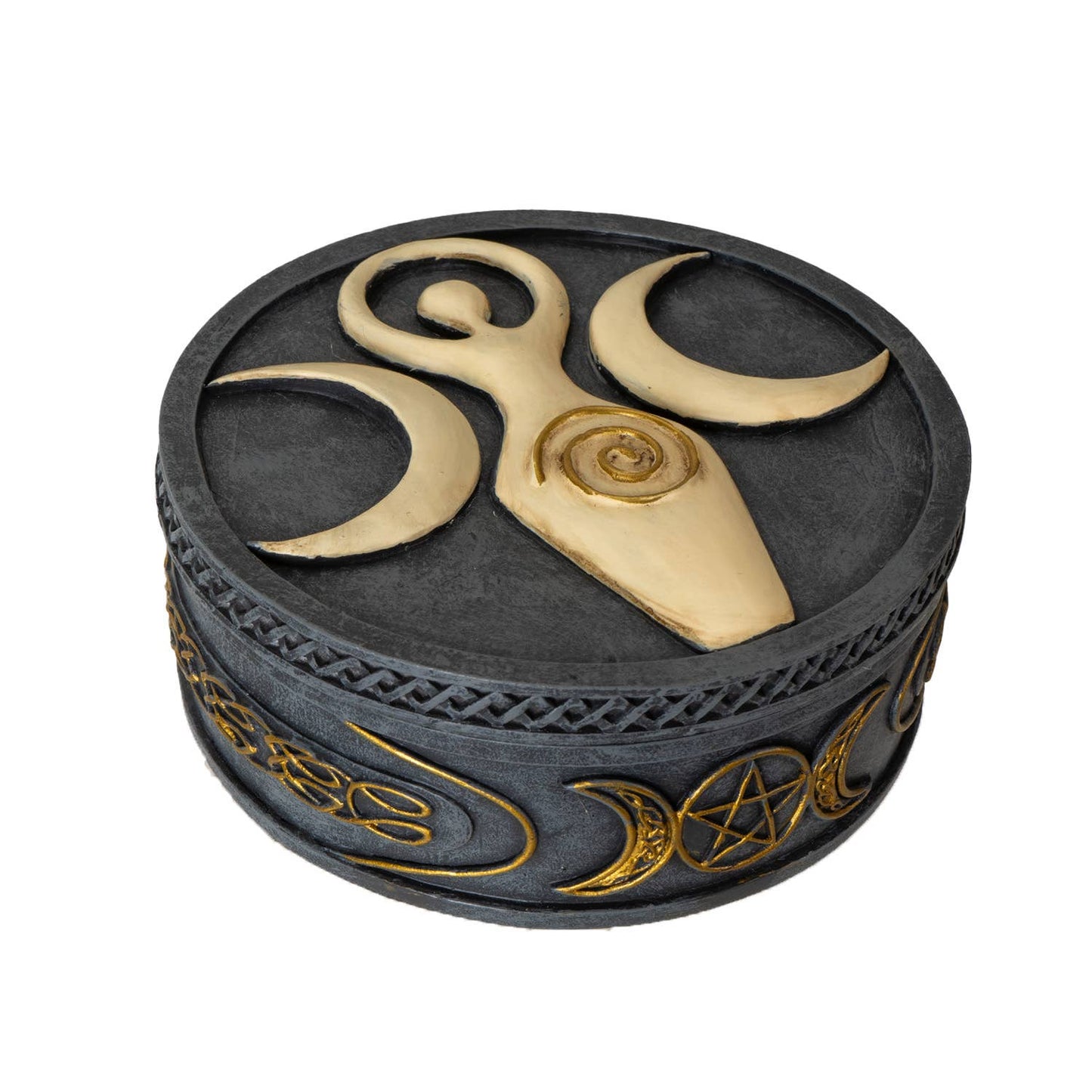 Spirial Goddess Round Box