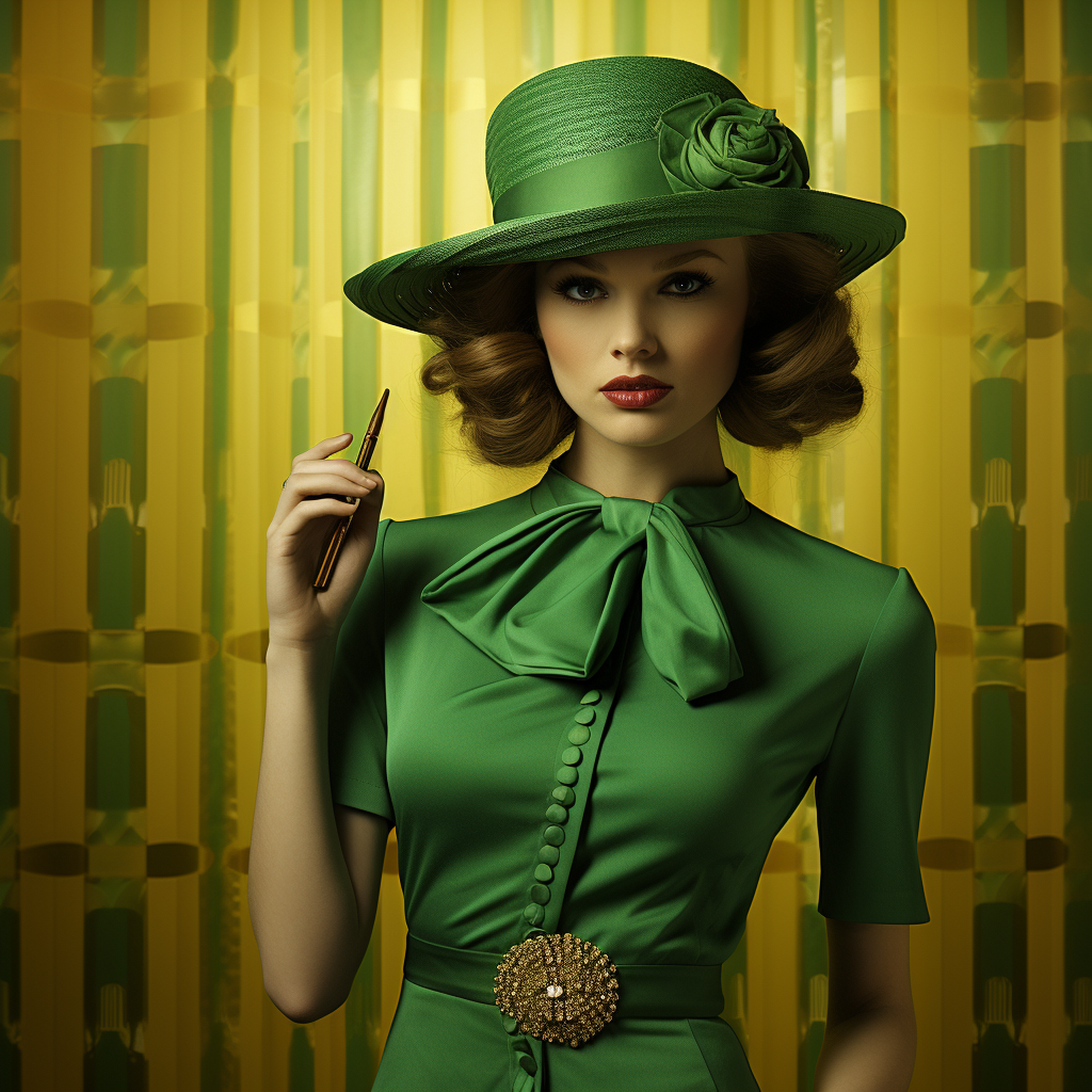 St. Patrick's Day in Vida Vavoom Green: Luck and Style Combined