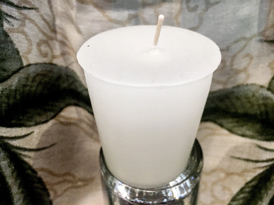 White Votive Candle - Wedding, Purity, Hand Fasting, Baptism