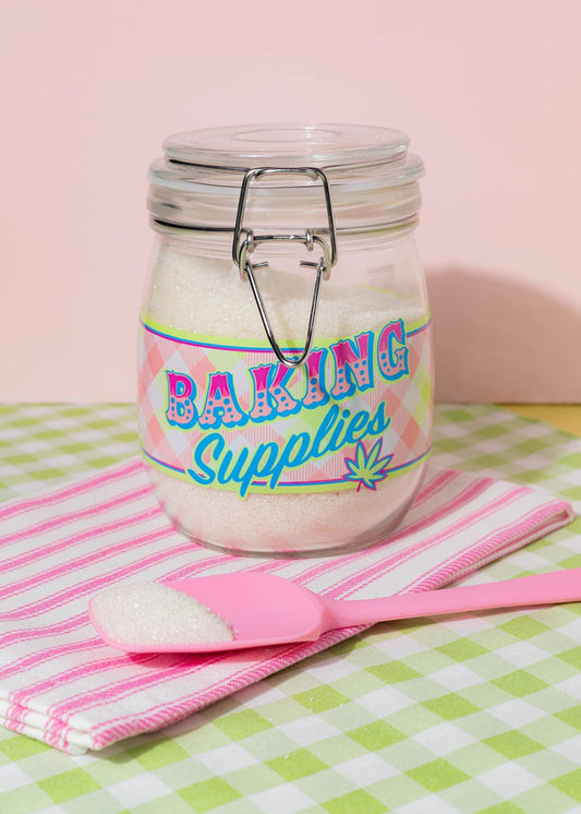 "Baking Supplies" Stash/Storage Jar