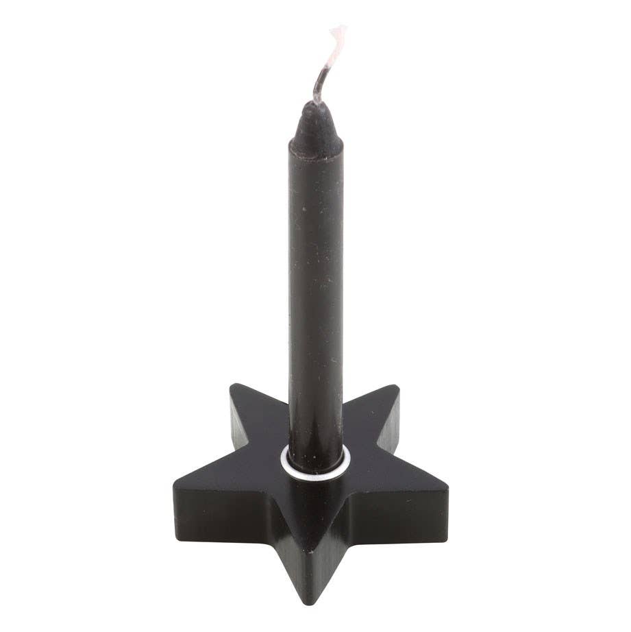 Black Star Spell Candleholder