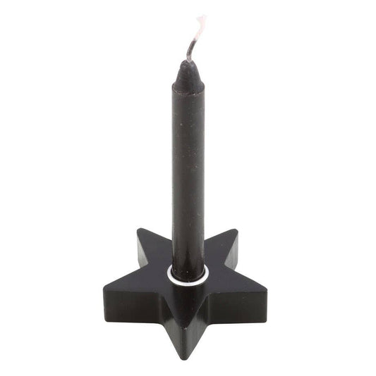 Black Star Spell Candleholder