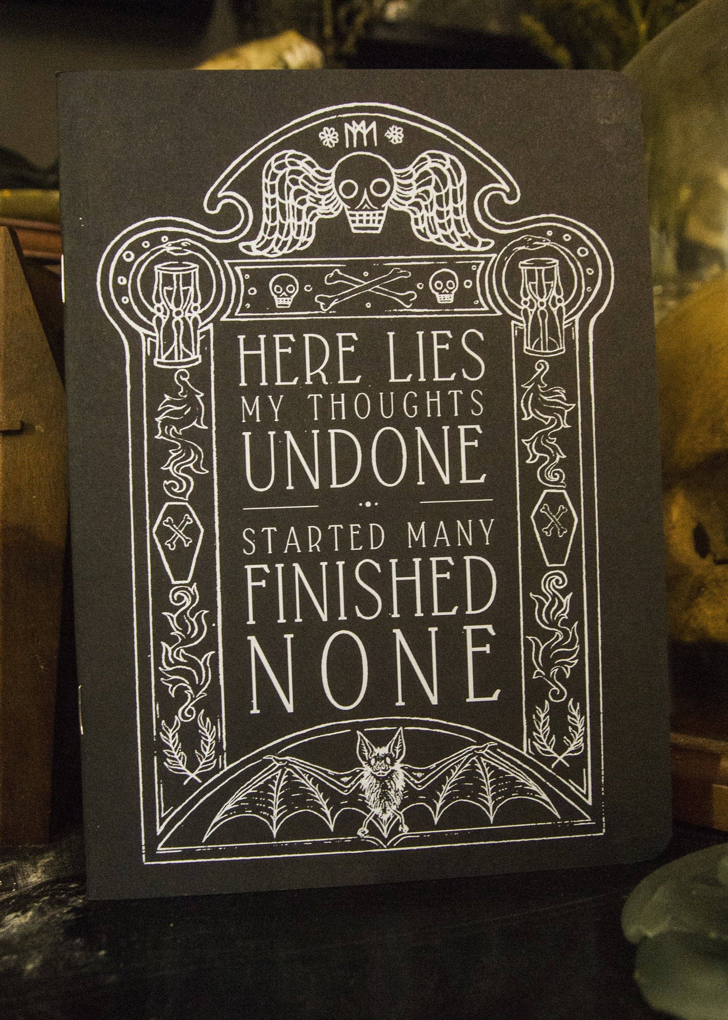 Gravestone Sketchbook: Blank Pages