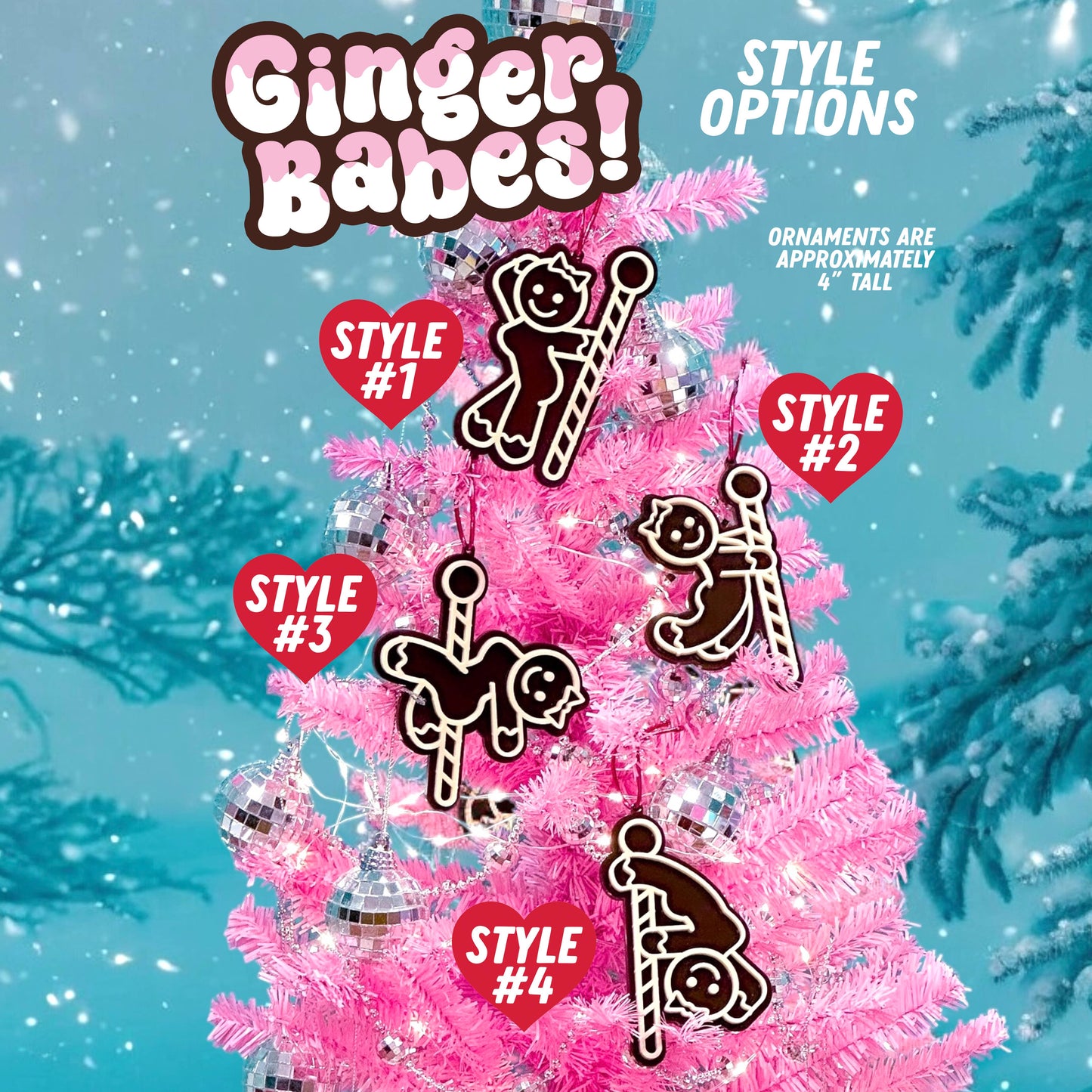 Ginger Babe Ornaments Style 3