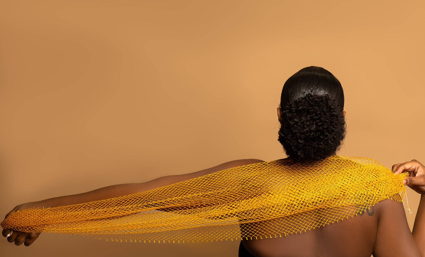 African Exfoliating Net Sponge 45" -  Best Seller: LEMON