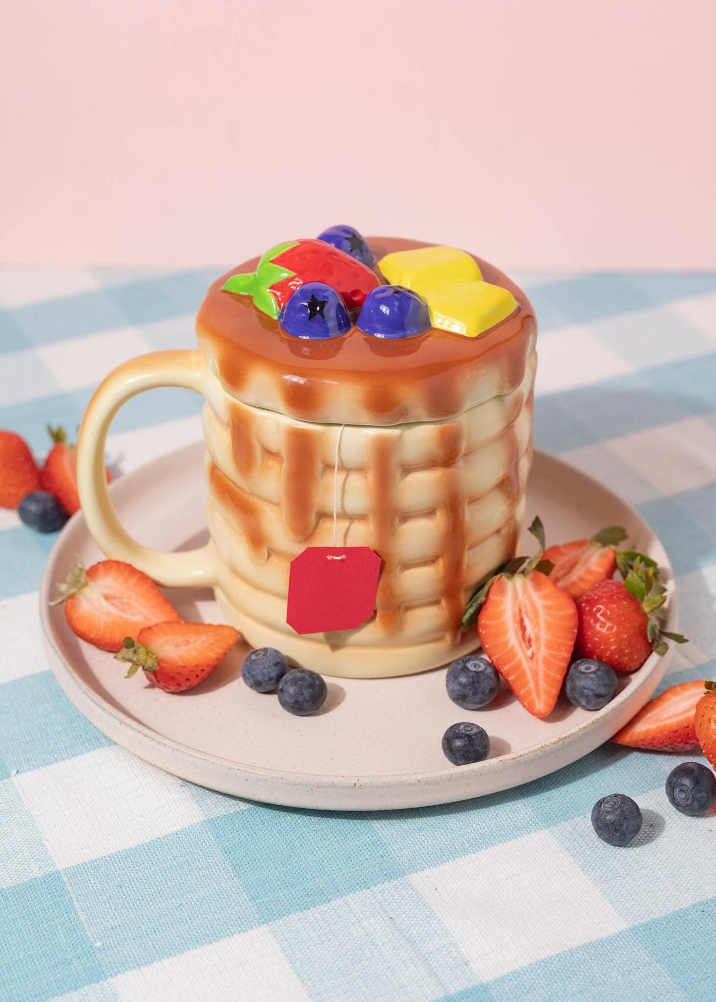 Pancake Mug With Lid