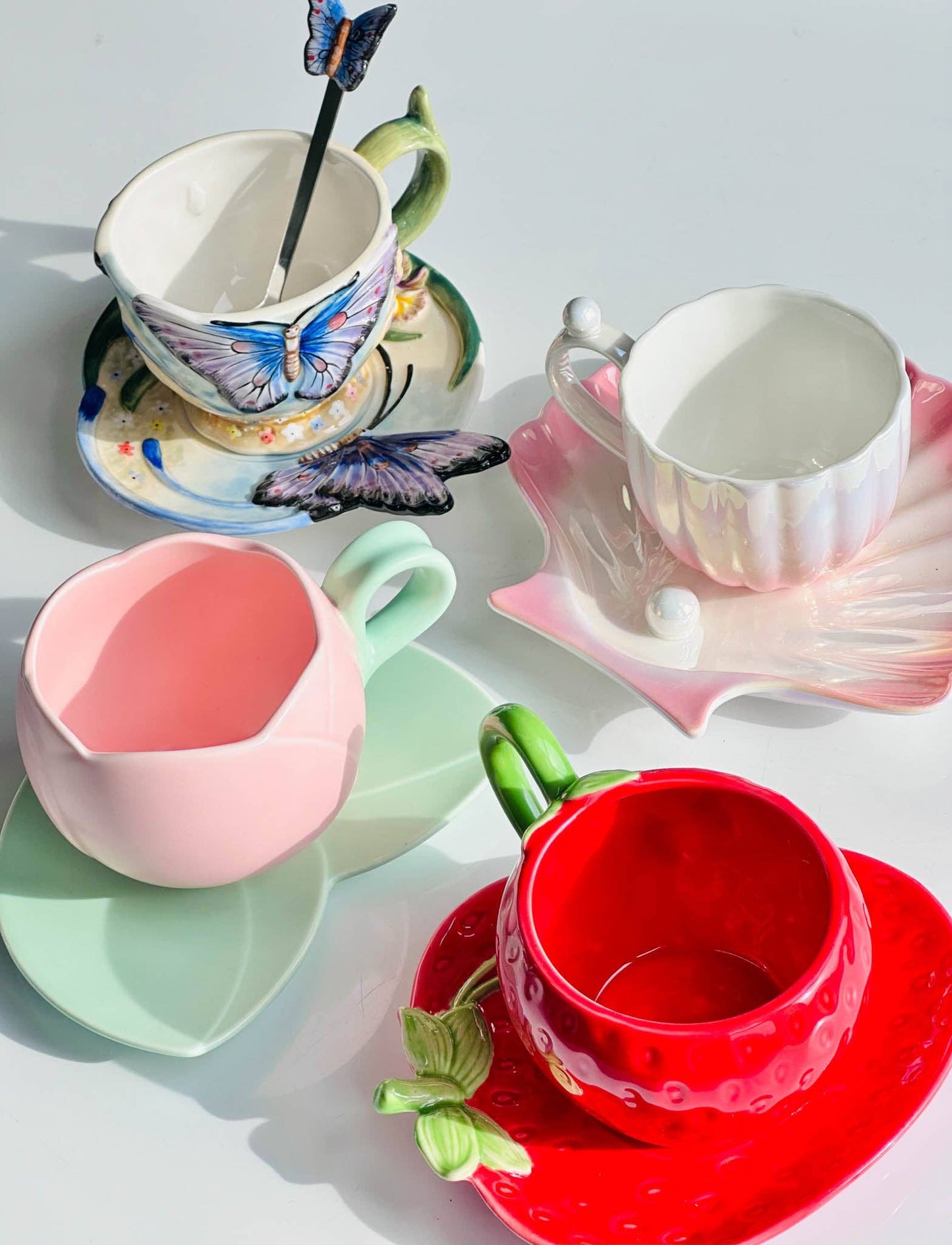 Seashell Cup & Saucer Set