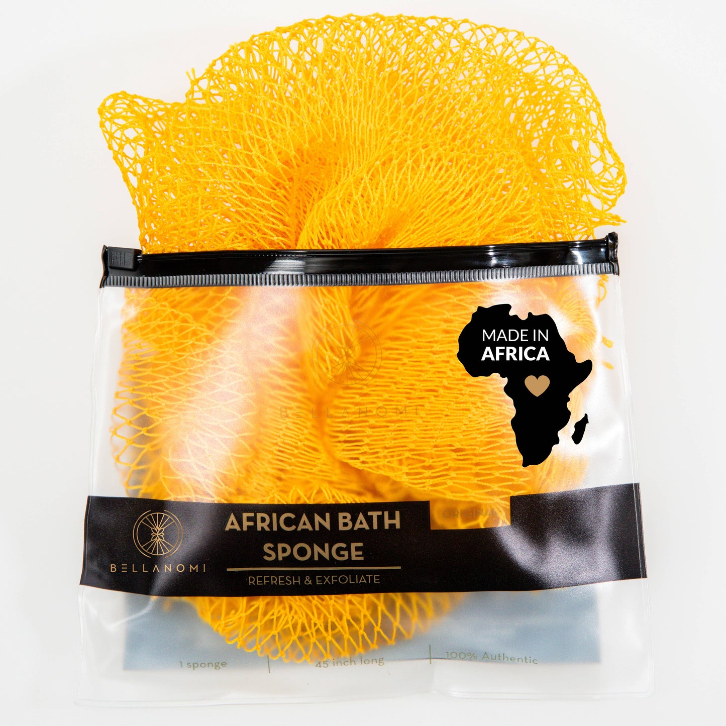 African Exfoliating Net Sponge 45" -  Best Seller: MAGENTA