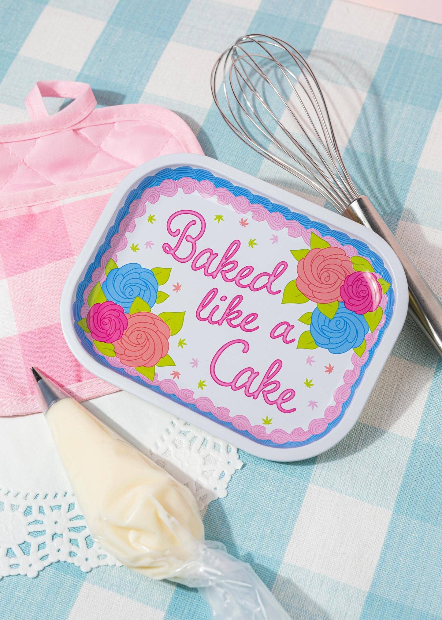"Baked Like A Cake" Rolling Tray