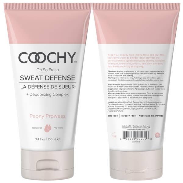 Coochy®  SWEAT DEFENSE Chaffing Protection – Peony Prowess