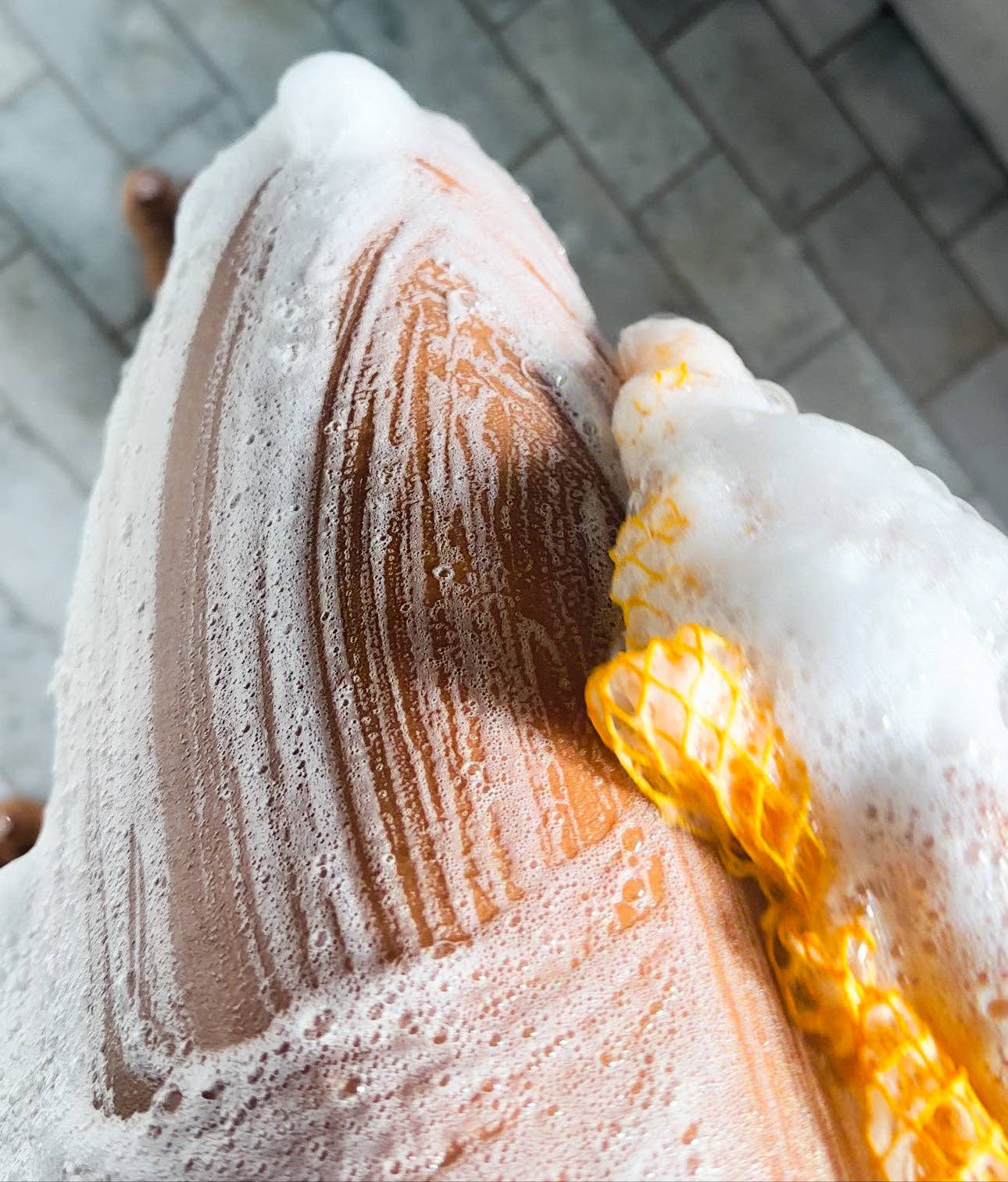 African Exfoliating Net Sponge 45" -  Best Seller: LEMON
