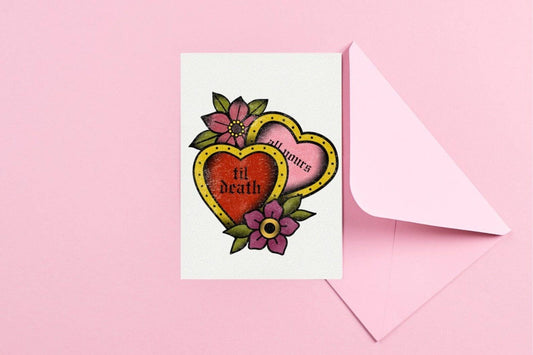 Til Death - Love Greeting Card
