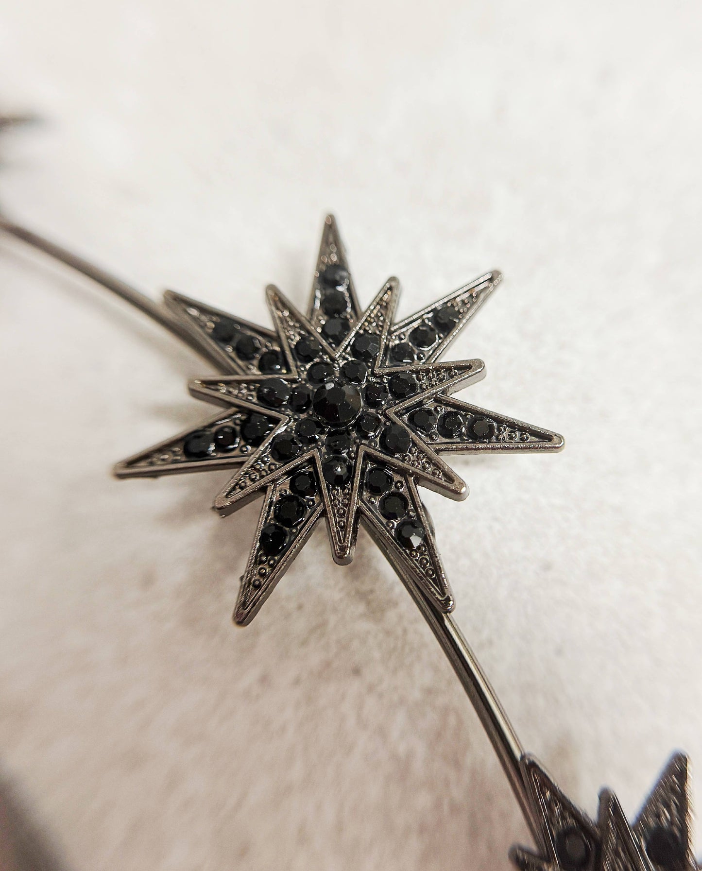 Rose Gold Stars Goddess Crown Halo Headband, Boho Headpiece
