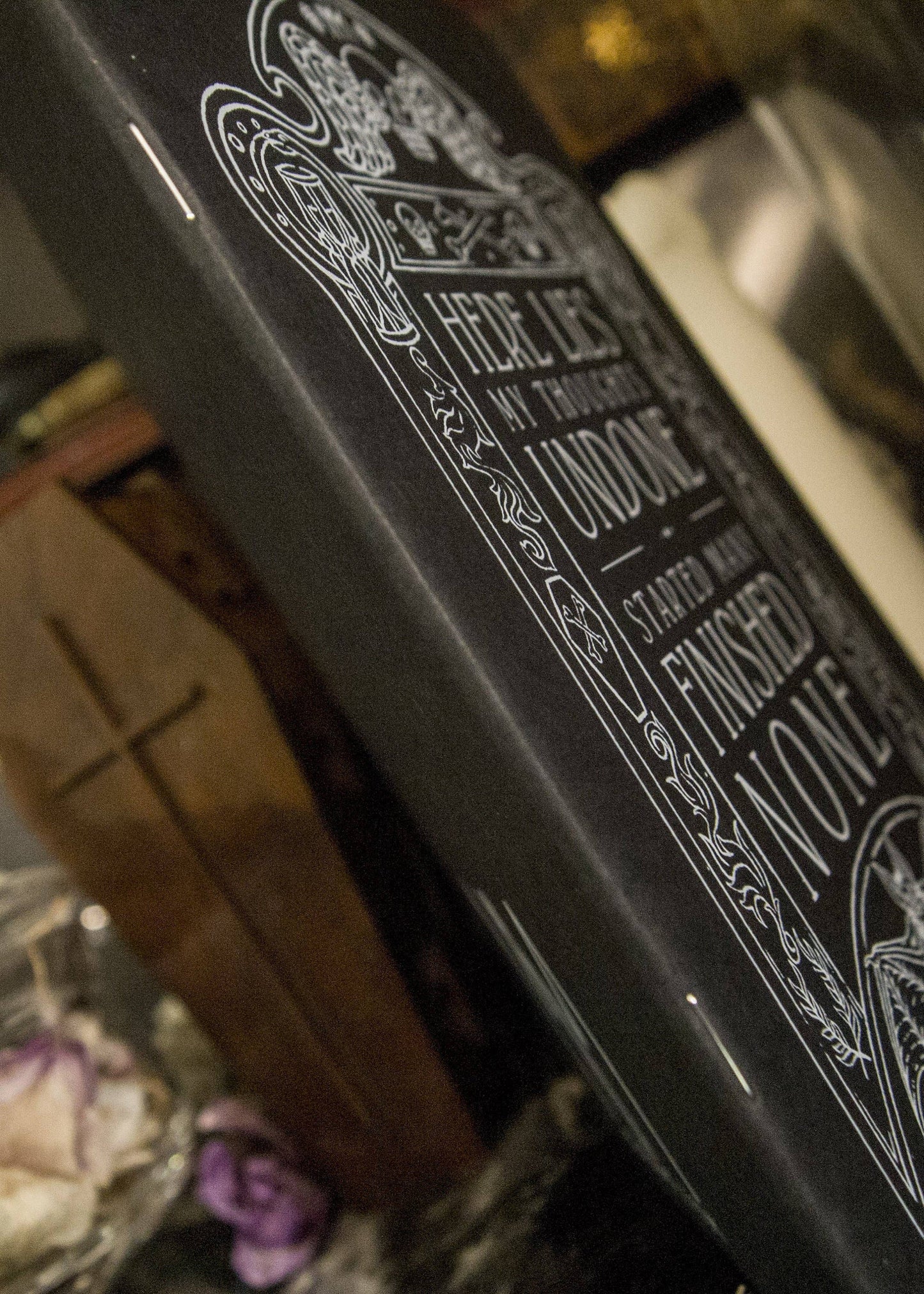 Gravestone Sketchbook: Blank Pages