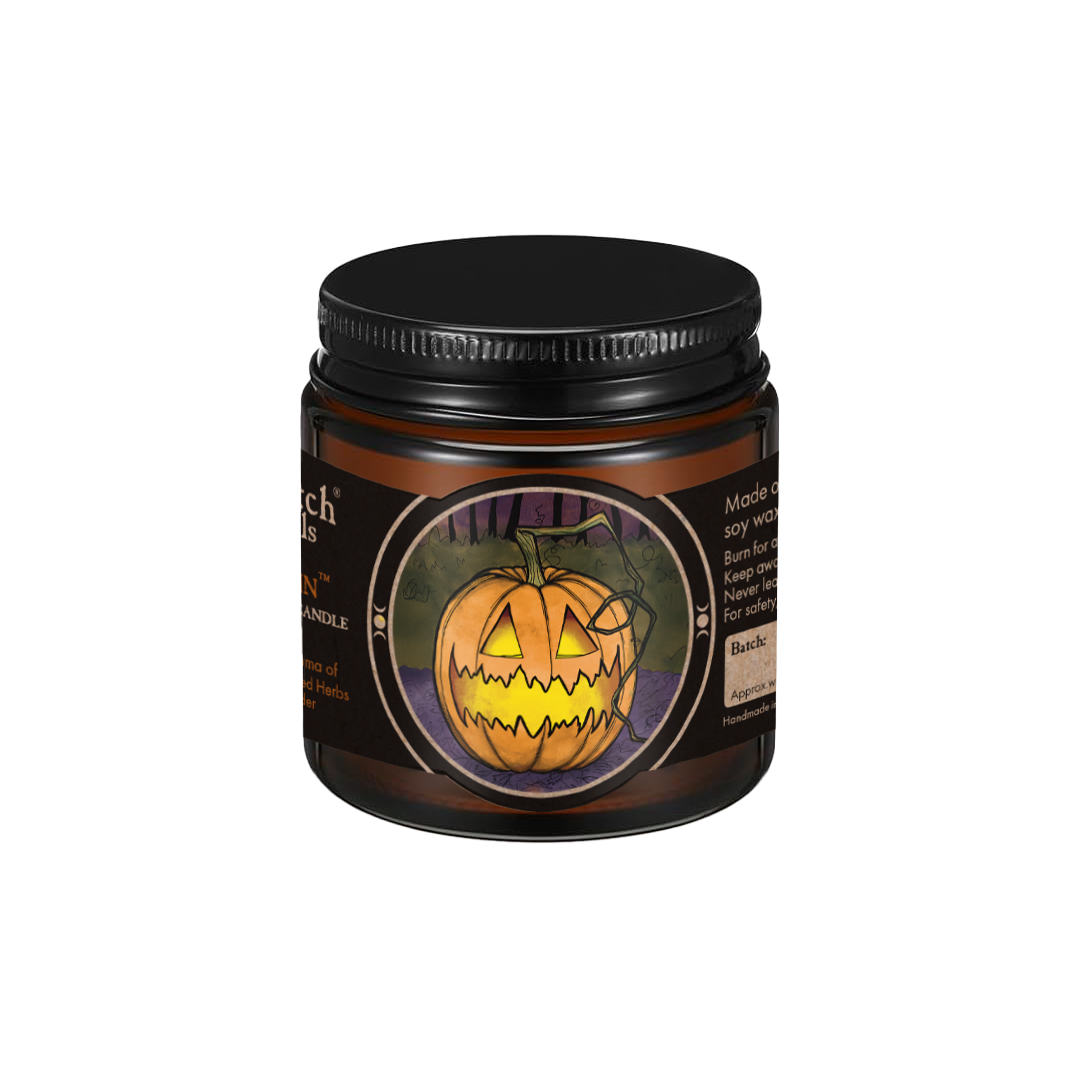 Candle - Soy Wax with Cotton Wick - Samhain (3 oz)