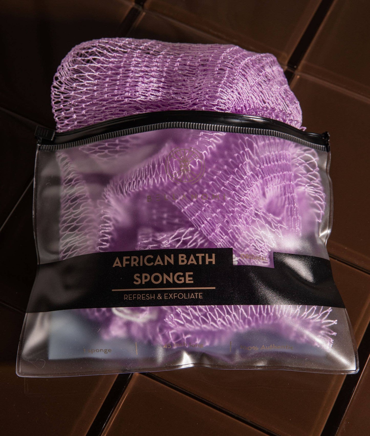 African Exfoliating Net Sponge 45" -  Best Seller: FOREST GREEN