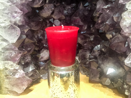 Votive Candle - passion, love, sexual energy, courage