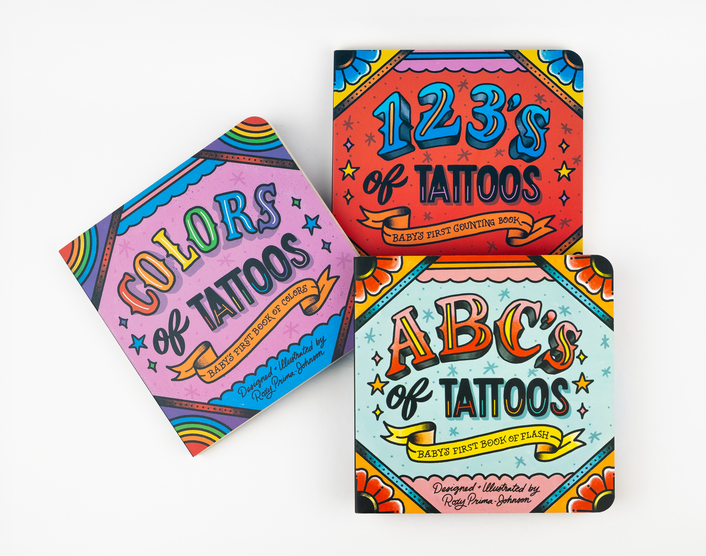 ABC's of Tattoos - Kids Unique Board Book Hard Cover