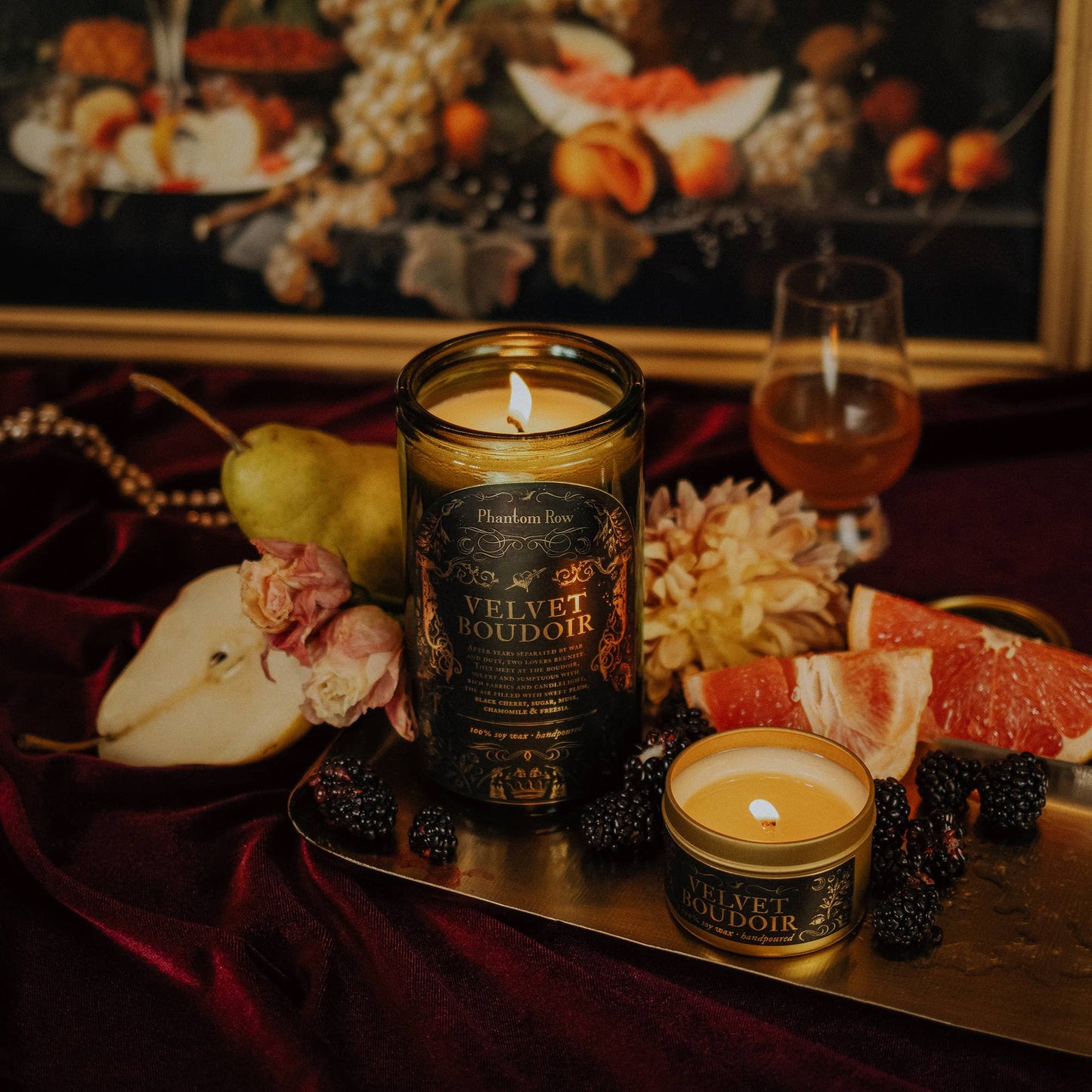 Velvet Boudoir | Soy Wax Jar Candle: Tin
