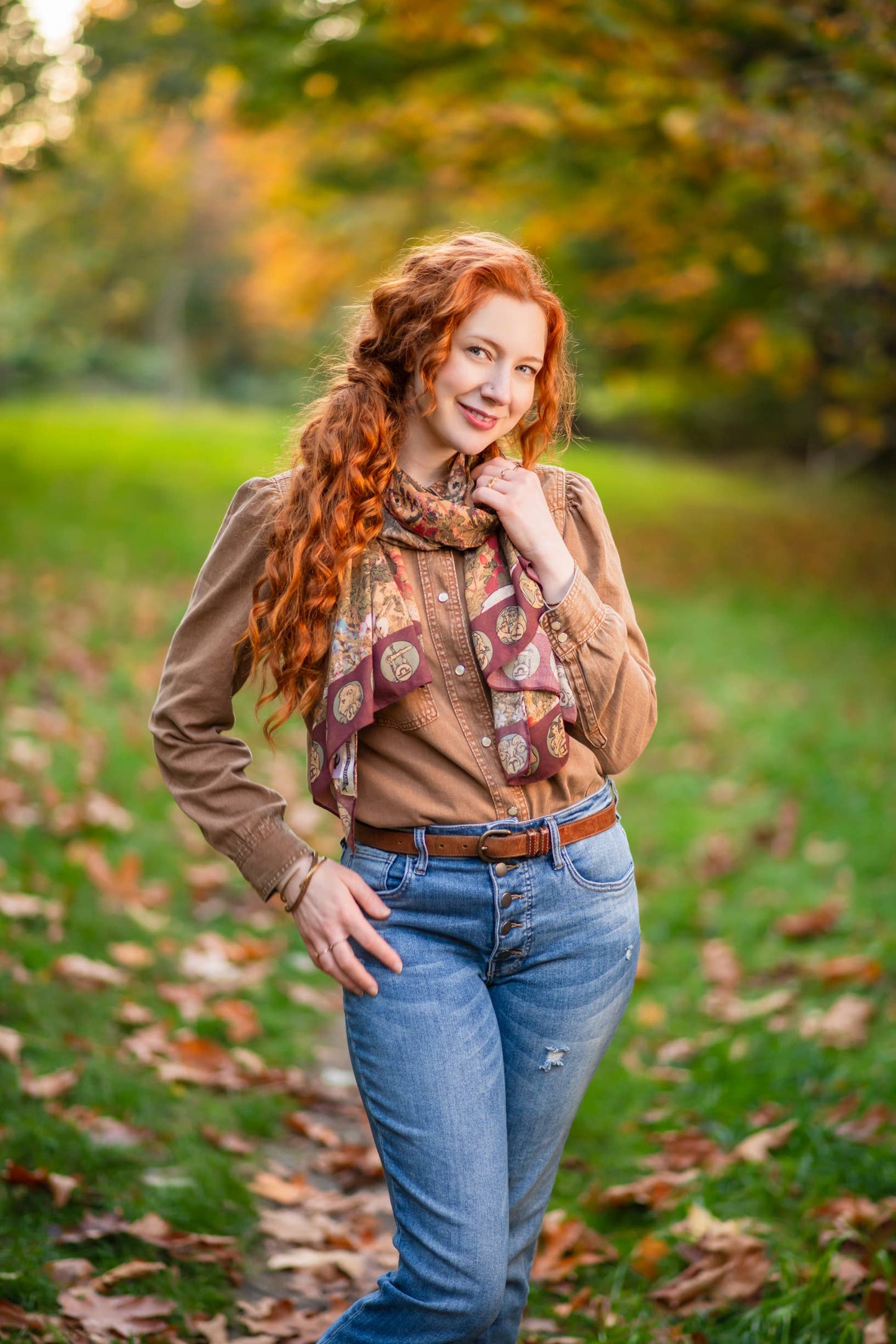Dream Weaver Bohemian Scarf with Zodiac Signs