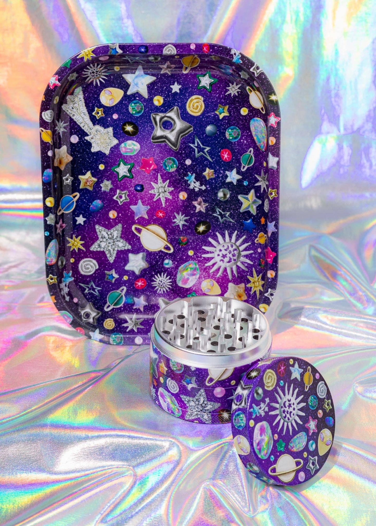 COSMIC CHARMS ROLLING TRAY