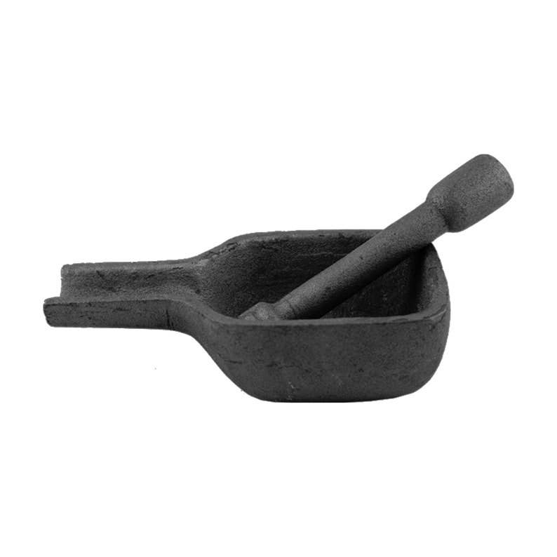 Cast Iron Mortar and Pestle w/ Pour Spout (7 in.)