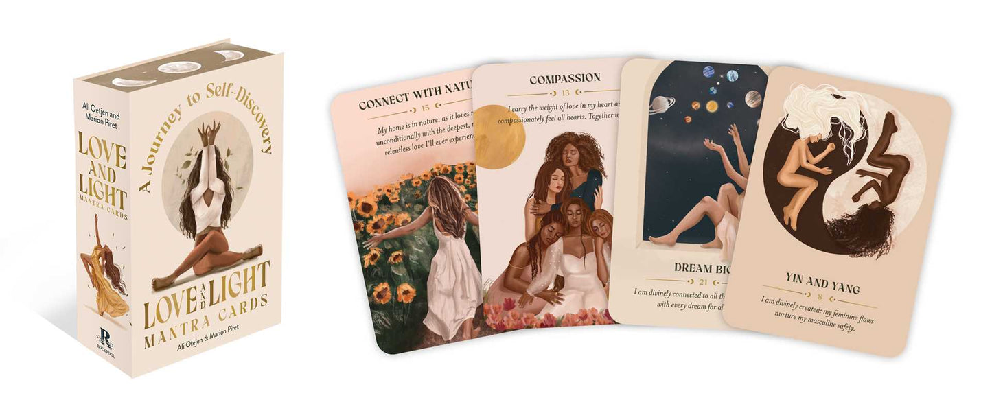 Love and Light Mantra Cards by Ali Oetjen: Flashcards; 16 pages / English