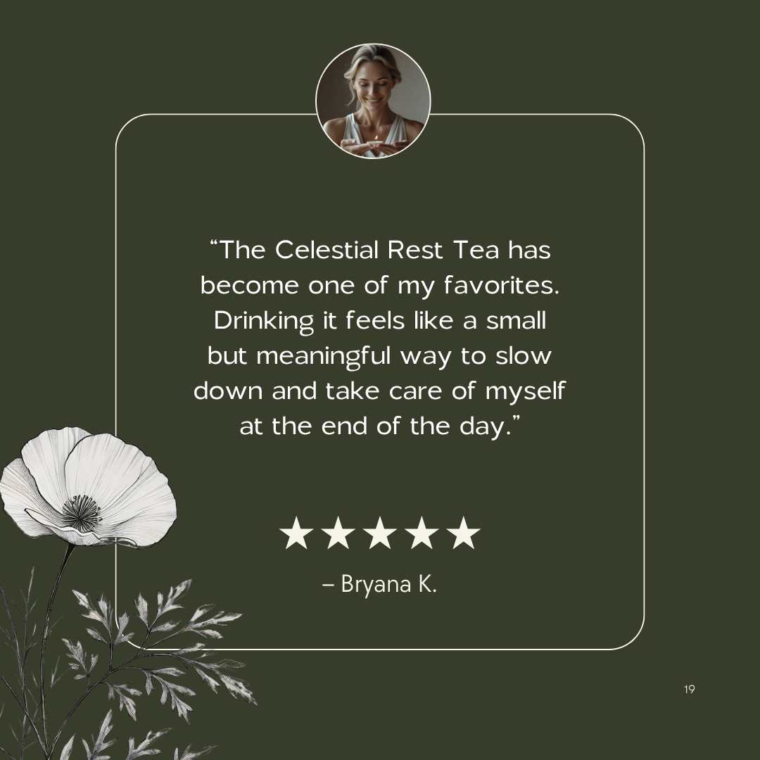Celestial Rest Herbal Tea | Self Care for Stress & Anxiety
