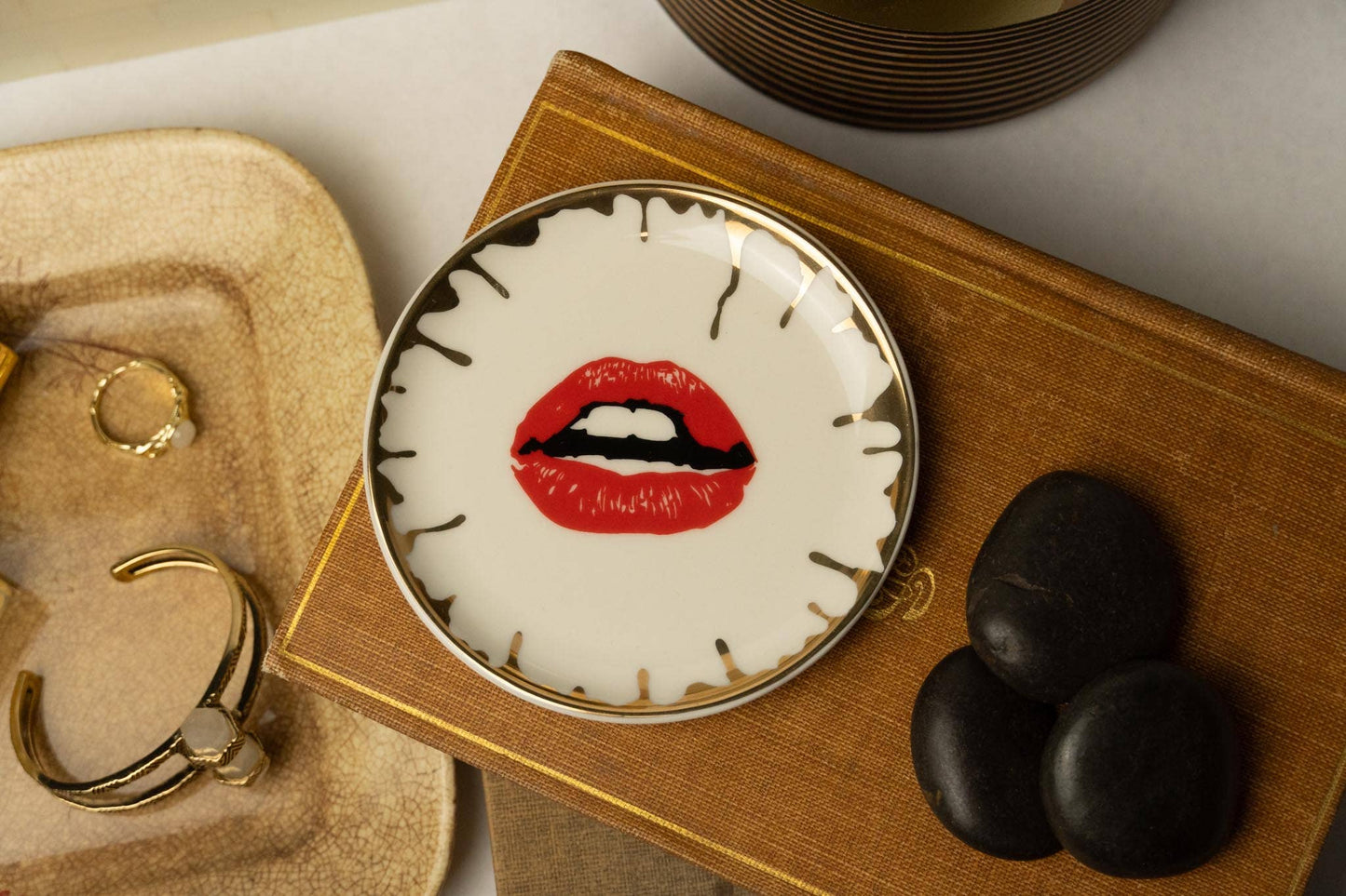 Bitch Round Ceramic Trinket Dish
