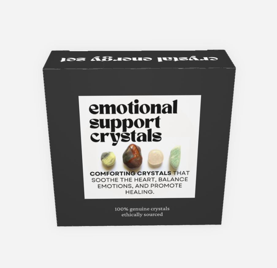 Emotional support crystals - crystal gift for comfort | cheeky gift wellness gift