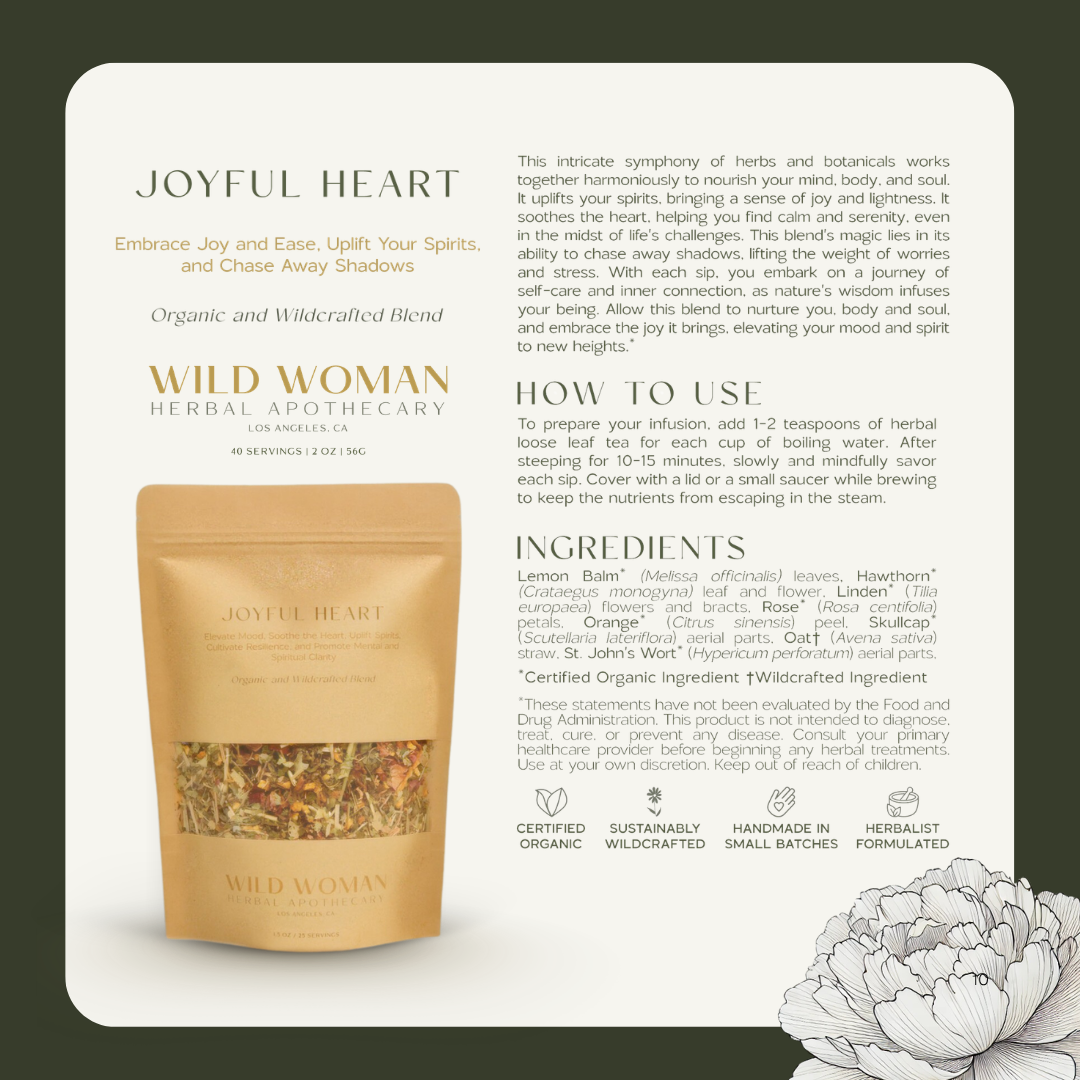 Joyful Heart | Mood, Stress & Emotional Support | Herbal Tea