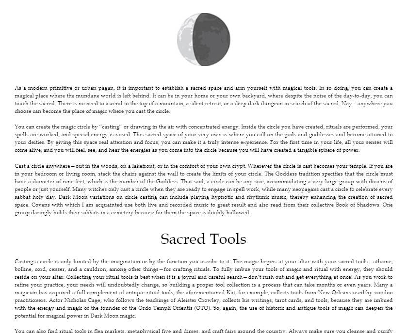 Dark Moon Magic: Supernatural Spells, Charms, and Rituals