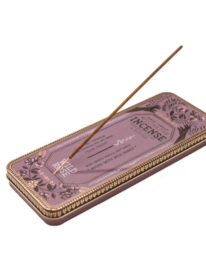 Wild Rose Incense Sticks by Papaya | Love, Healing, and Heart Opening