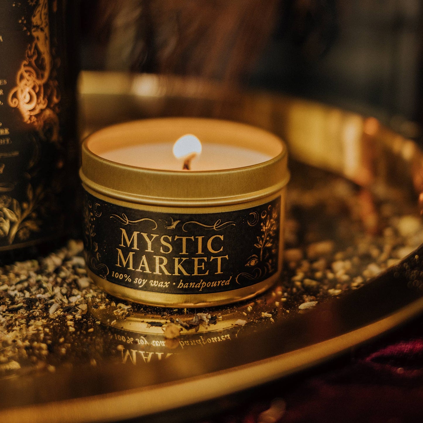 Mystic Market | Soy Wax Jar Candle: Tin