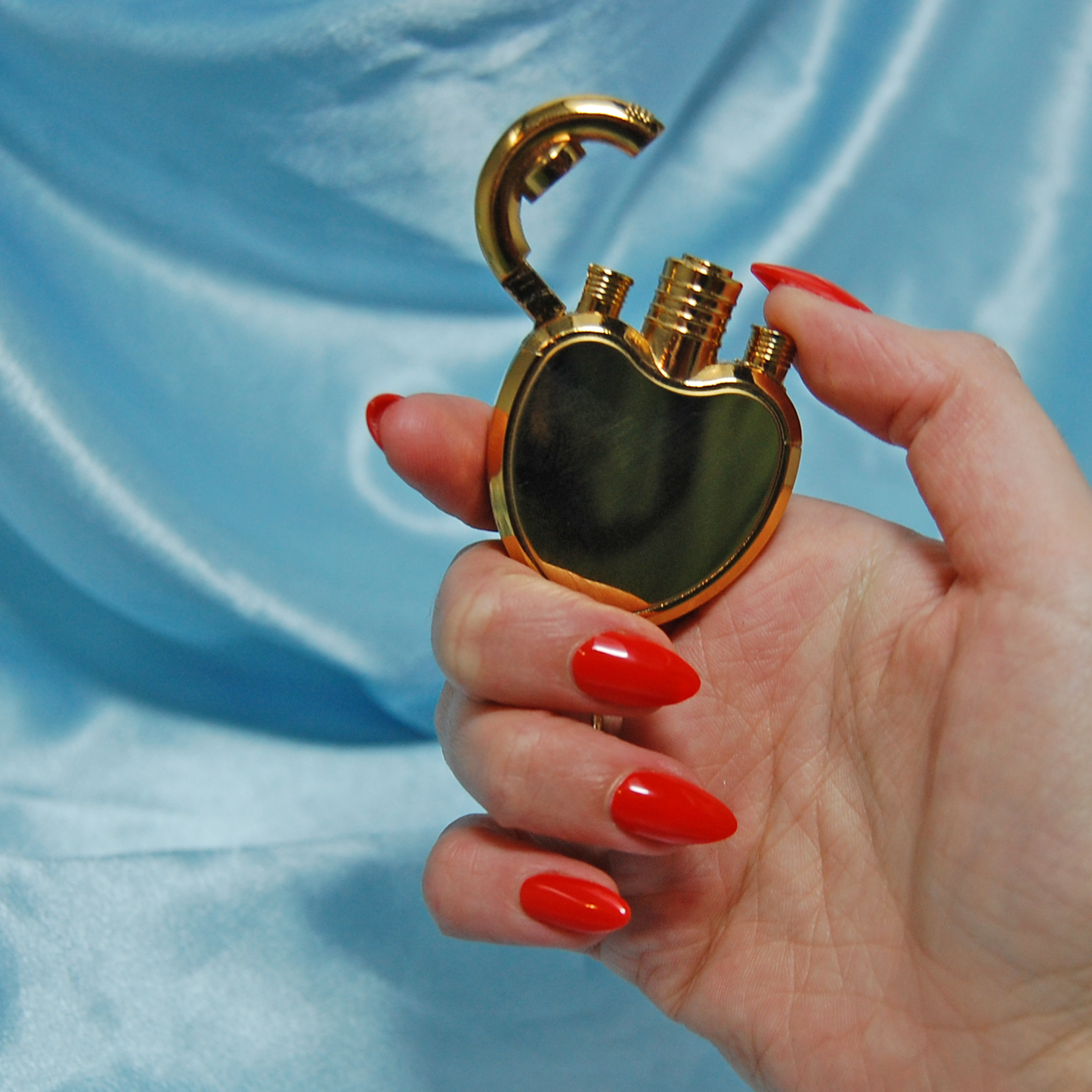 Heart Lock Lighter - Gold