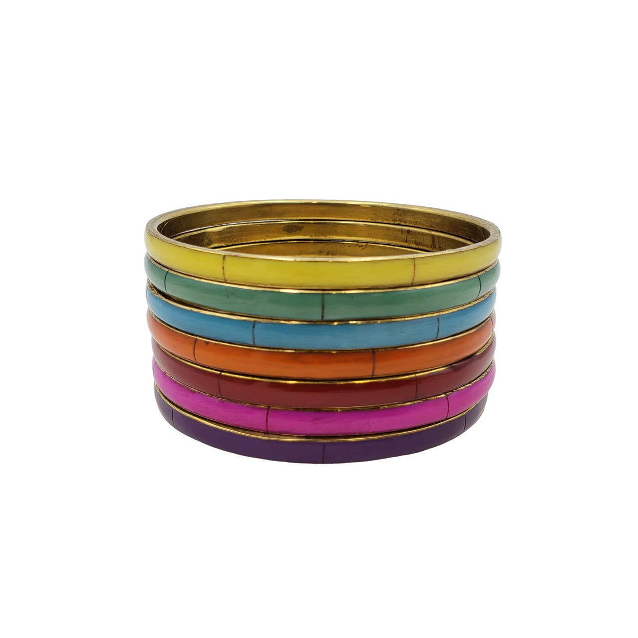 Bangle - Rainbow Bone Set