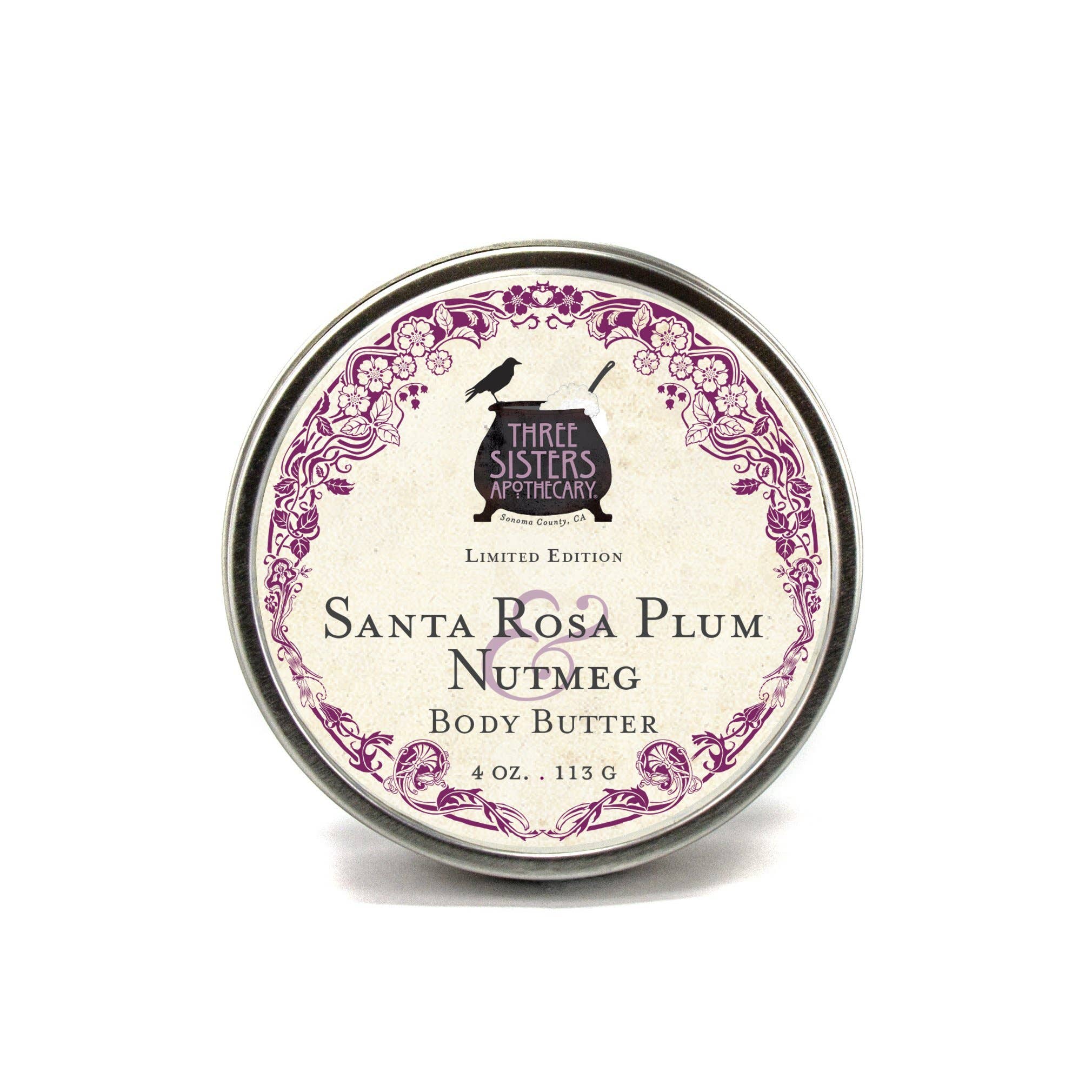 Body Butter Santa Rosa Plum & Nutmeg: 4 oz. – Vida Vavoom