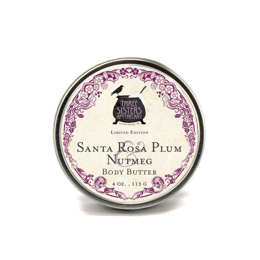 Body Butter Santa Rosa Plum & Nutmeg: 4 oz.