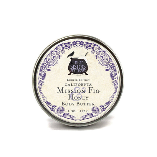 Body Butter California Mission Fig & Honey: 4 oz