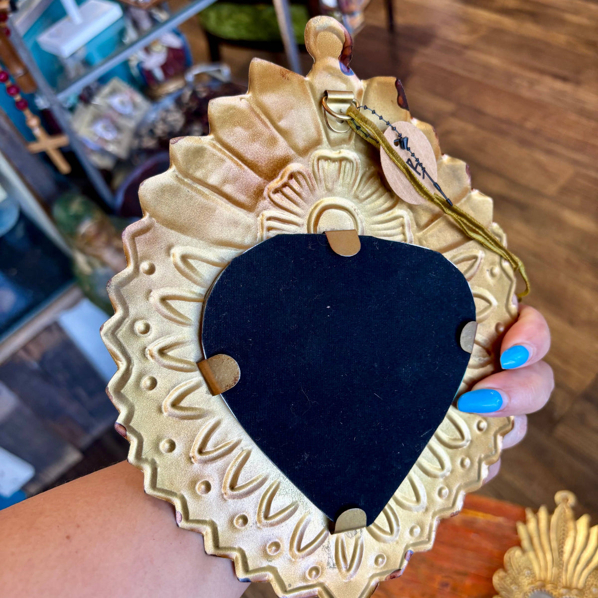 Medium Mirrored Sacred Hearts: B