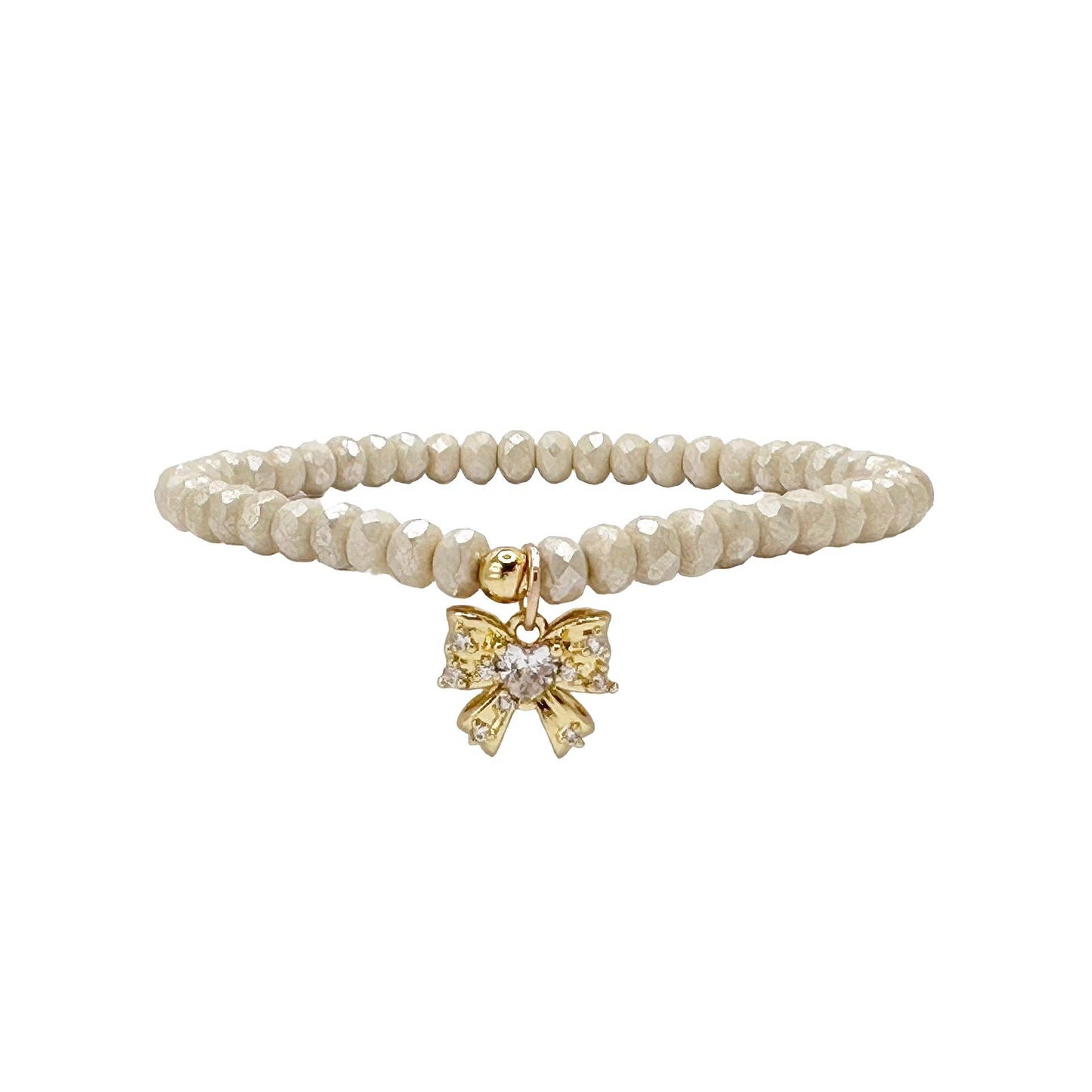 Emmy Elegant Bracelet Collection: Gold Bow